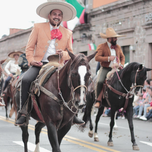Vaqueros in a parade - photo by Obed Hernandez