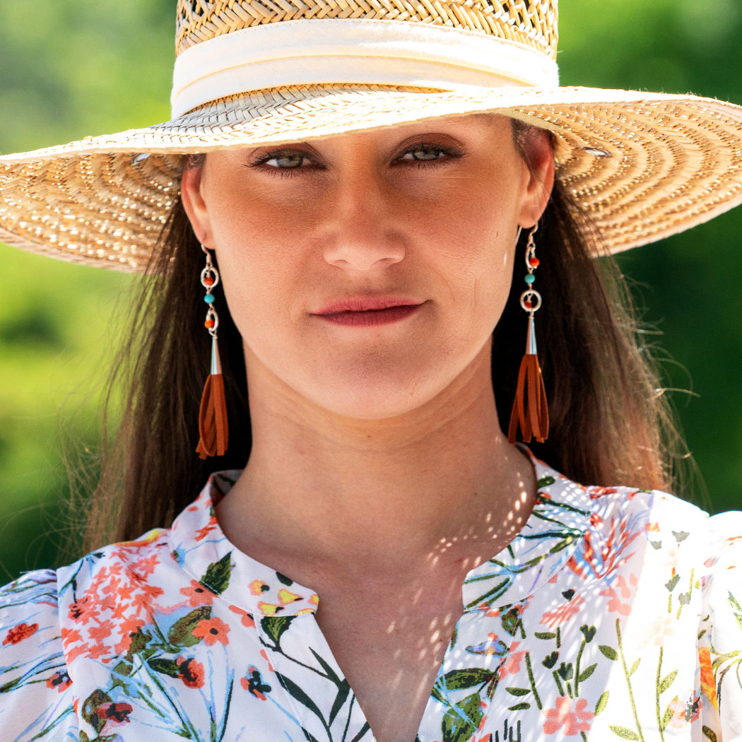 Boho Bird Luxe Earrings - color sparrow