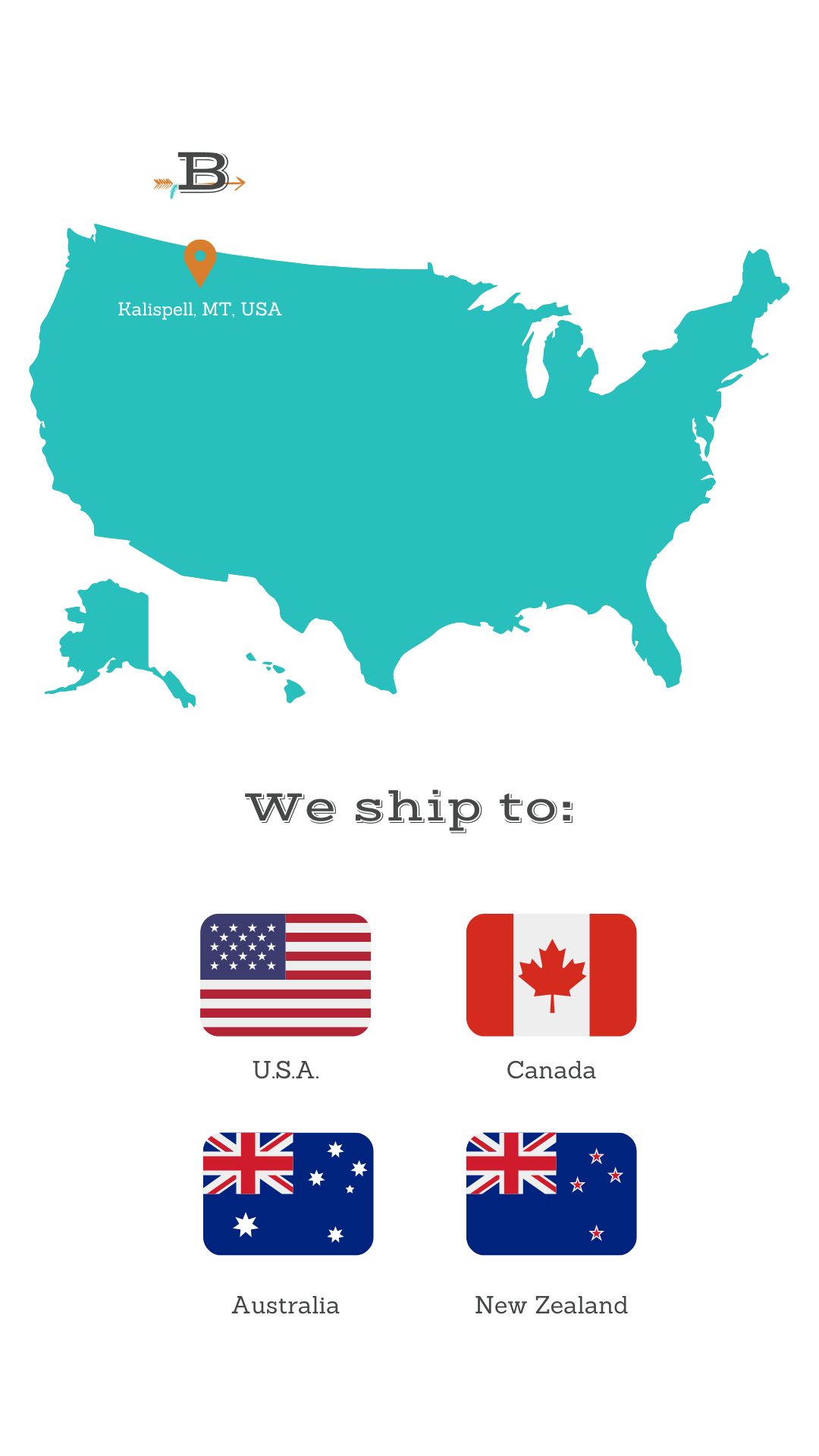 Buckaroo Bling ships to USA, Canada, Australia, New Zealand