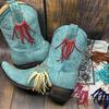 Boot Bling Leather Fringe Boot Jewelry by Buckaroo Bling