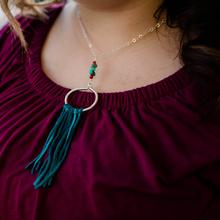 Load image into Gallery viewer, Sterling silver dream catcher necklace