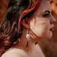 The Quetzal Earrings in color sparrow